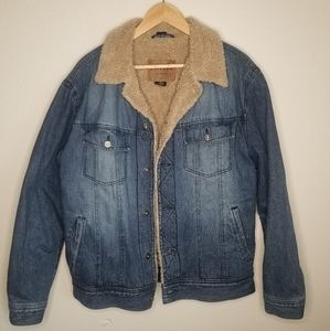 VINTAGE DENIM SHERPA JACKET ARIZONA